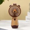 Creative Cartoon Mini Handheld Fan with USB Charging and Phone Holder