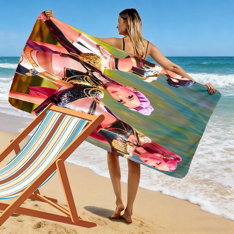 Future Fashion Icons beach towel Beach towel for vacation photos soft Outdoor pool towel quick-drying swim towel swim Outdoor picnic beach mat