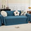 Teddy Velvet Sofa Towel Blanket Solid Color Non-slip Sofa Towel for Living Room Furniture Decor Tapestry Waterproof Couch Cover