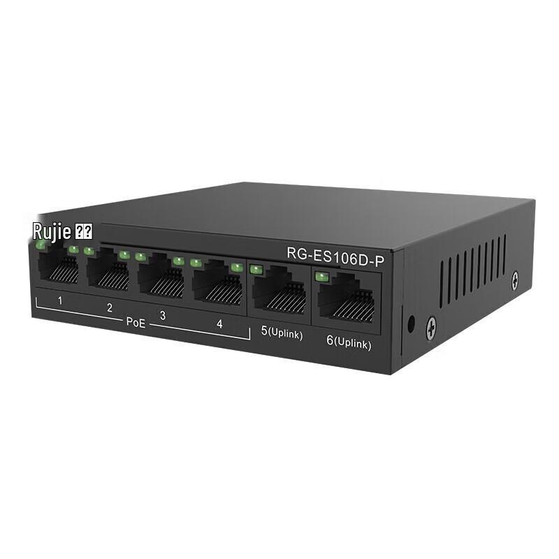 Неуправляемый PoE-коммутатор Ruijie RG-ES106D-P V2