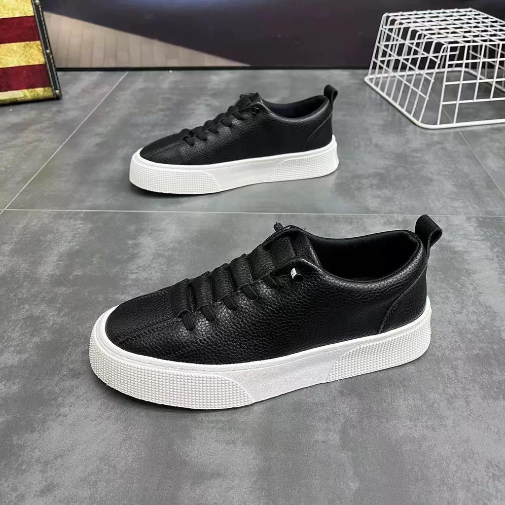Board Shoes Men's Summer New Low-top Sports and Leisure Shoes, Simple White Shoes, Fashionable Korean Version of White Foot Shoes, Men's Shoes