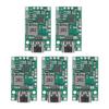 5PCS Lithium Battery Charging Boost Module with Balance 2‑3S Battery Charge Step Up Board