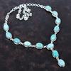 Amazonite Necklace 925 Sterling Silver Necklace Adjustable Chain Necklace Top Quality Gemstone Jewelry Handmade Necklace Anniversary Gifts