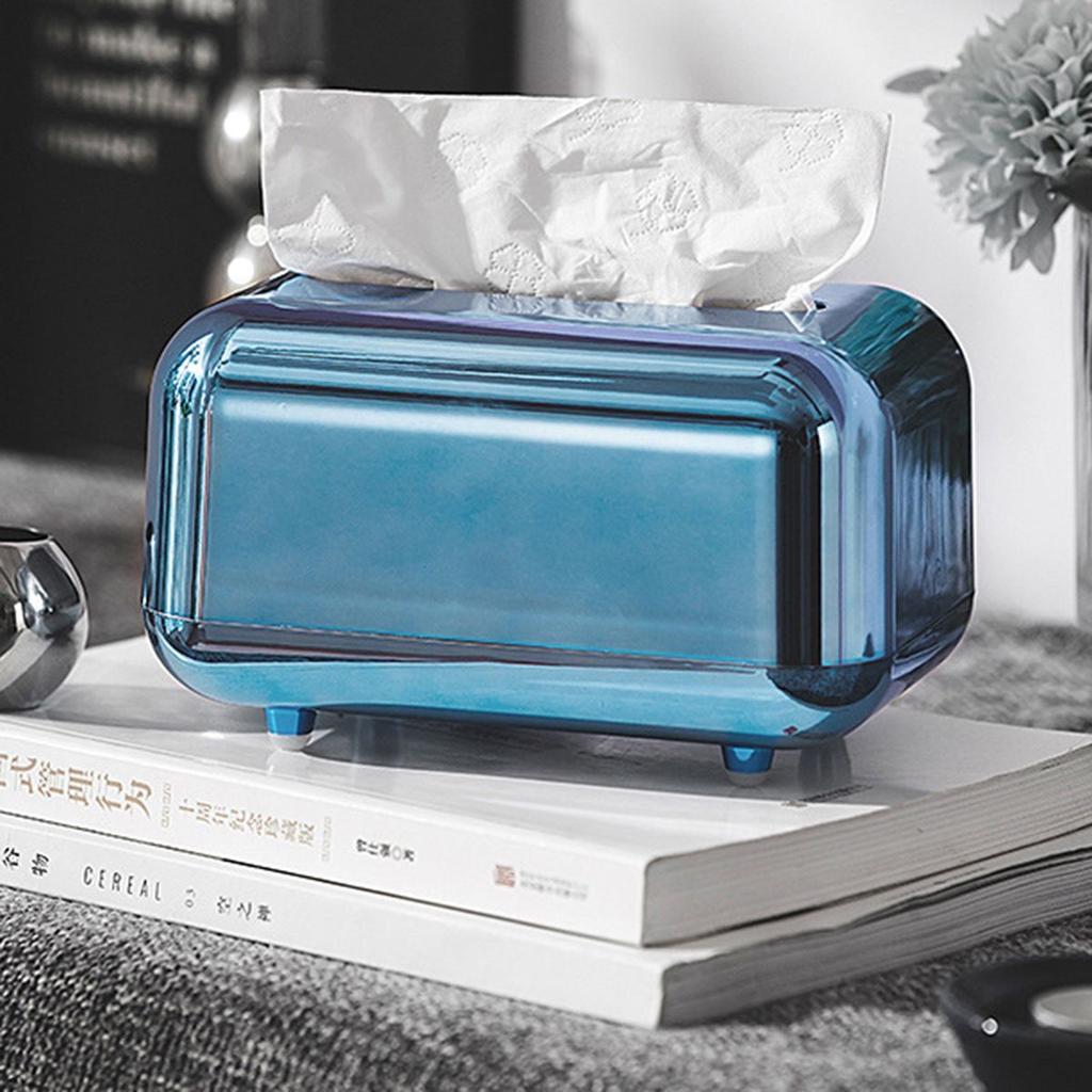 Office Hotel Bathroom Home Luxury Tissue Holder Wipes Storage Case Napkin Box Paper Towel Dispenser