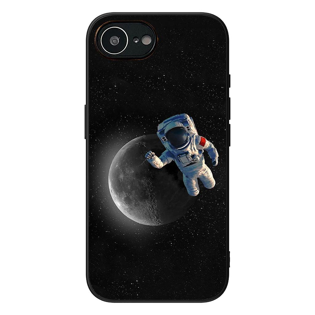 Astronaut Moon Stars Sky Phone Cover for Apple iPhone 16 15 14 Plus 13 12 Mini 17 Pro Max + ProMax 16E Air Case