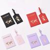 Women Passport Holder Case  Women Men Travel Passport Protective Cover Bags Luggage Tags Bags Travel Accessories