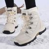 Non Slip Snow Boots for Women Thick Plush Winter Ankle Boots Woman Platform Keep Warm Cotton Padded Shoes