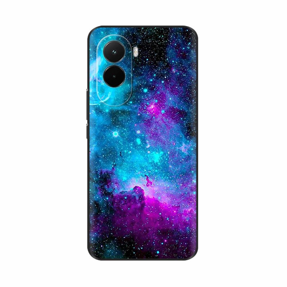 Чехол для телефона Xiaomi Poco M7 4G, мягкий силиконовый ТПУ задняя крышка для Poco M7 Pro 5G, ультратонкие чехлы с рисунком Цветок Череп