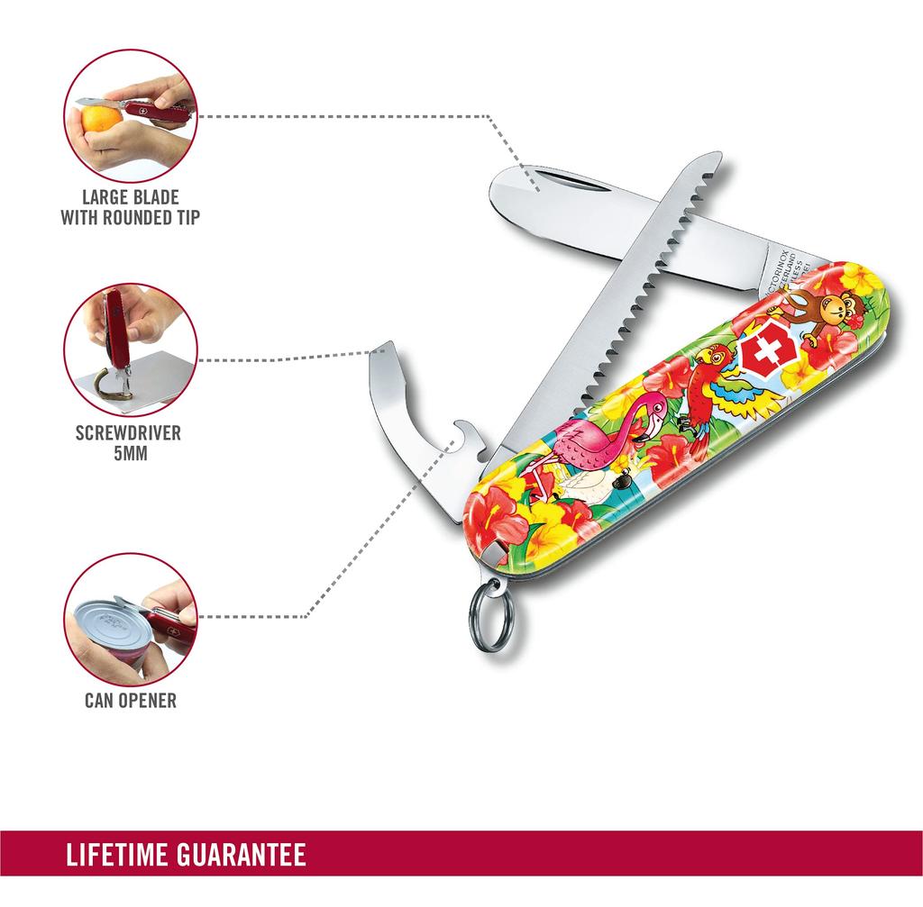 VICTORINOX My First Victorinox Animal Edition Parrot Parrot Knife for Children Outdoor [] 0.2373.E3