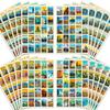 100 Stickers for World Landmarks Posters Stickers for European and American Oil Painting Style Suitcase Decoration Graffiti Decoration 4 Pictures