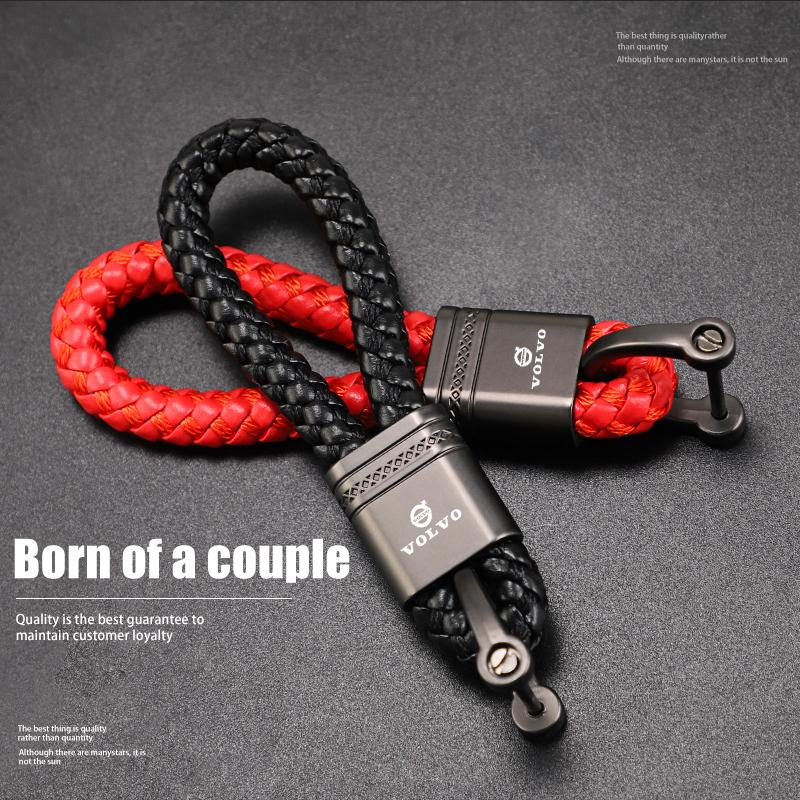 Metal Keychain Customize Car Emblem Keyring Pendant For Volvo C40 S40 V60 V40 XC90 S60 C30 XC60 V50 V70 S90 XC40 S80 T6 V90 EX90