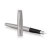 Перьевая ручка PARKER F Fine Point Sonnet из нержавеющей стали CT 1950869AS, стандартный импорт, 146 мм x 9 мм, двойного назначения, прибл.