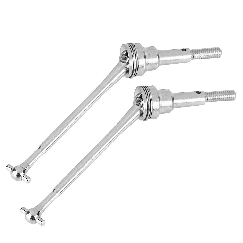 2 шт. Передний приводной вал для WLtoys 1 12 12423 Аксессуар для автомобиля с дистанционным управлением (Silver0090S)