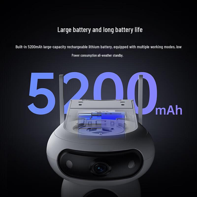 EZVIZ HB90 4G Outdoor Dual-Lens AI Security Camera (CN version)