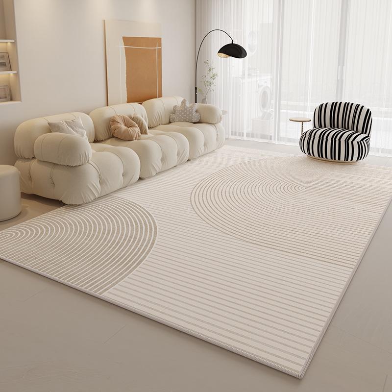 Ковер для гостиной Cream Velvet Loop - водонепроницаемый, спальня и домашний декор 2024