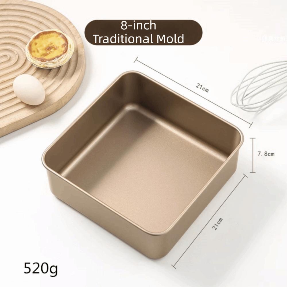Non-Stick Square Baking Pan Multisize Bakeware Tools Easy Cleaning Cake Mold Tray Cake Baking