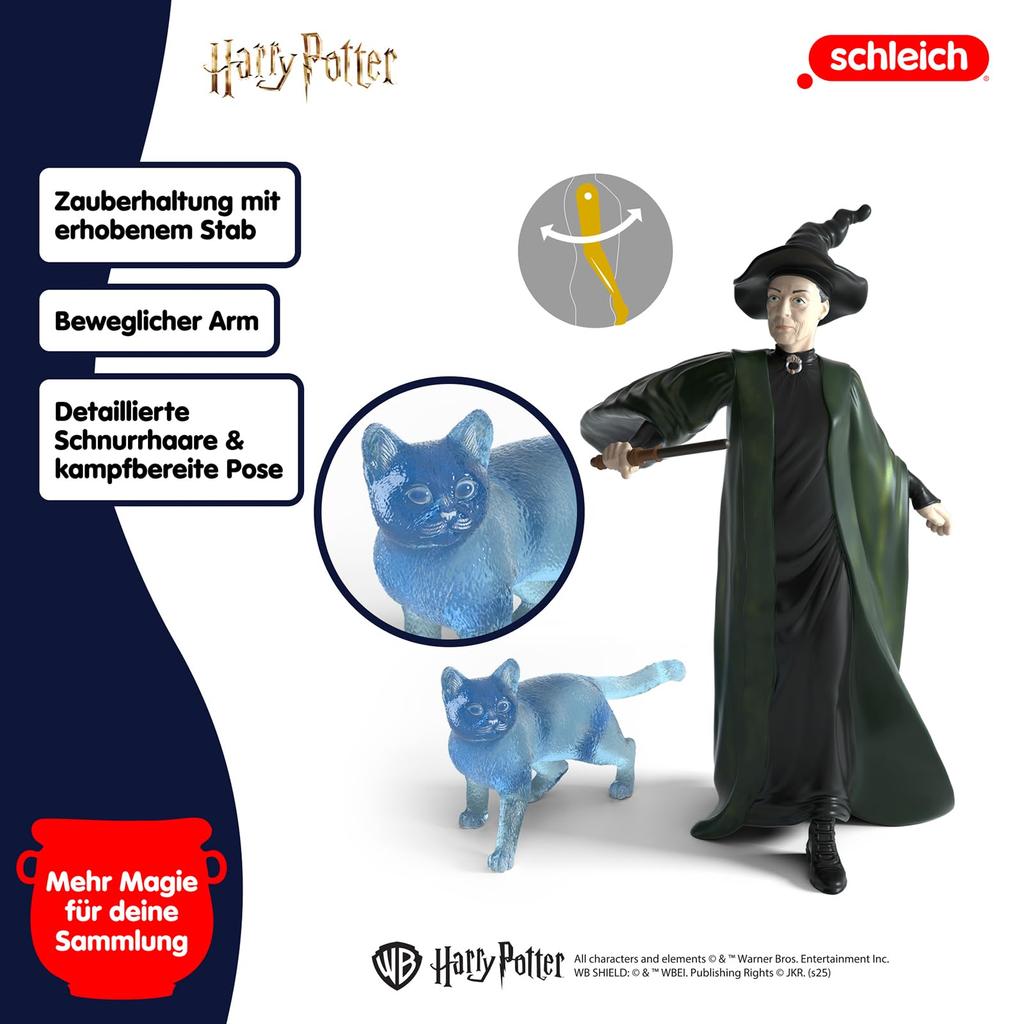 Schleich Серия Гарри Поттер Профессор МакГонагалл и Патронус 42682