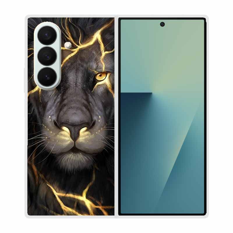 Чехол для телефона Galaxy Z Fold7 5G 2025 Чехлы Модный Защитный Задний Чехол для Samsung Galaxy Fold7 5G Z Fold 7 Жесткий Чехол Fold 7
