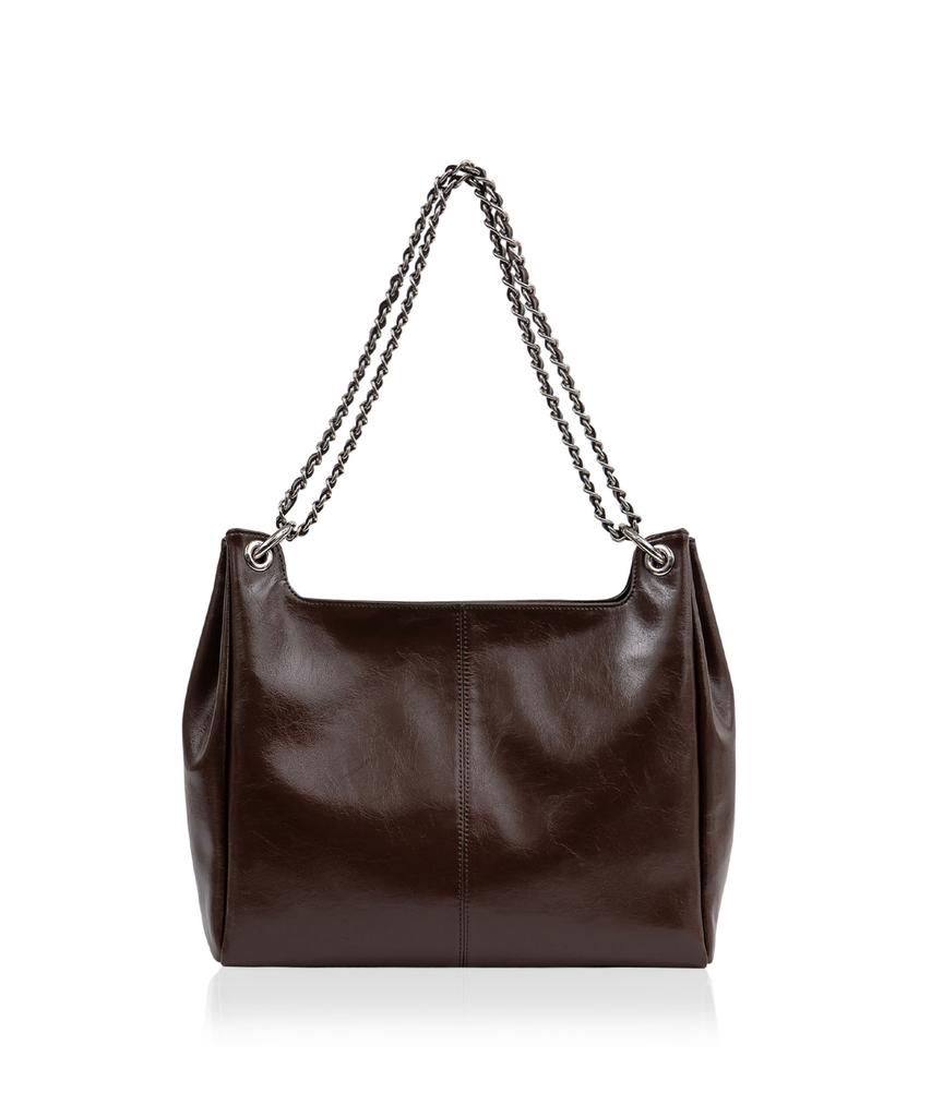 Lovecharm Maël Shoulder Bag_L_Chain_Choco Brown