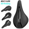 Седло BUCKLOS MTB, напечатанное на 3D-принтере, подушка для сиденья велосипеда, карбоновая подушка для седла, дышащая, сверхлегкая, напечатанная на 3D-принтере, седло для велосипедного кресла