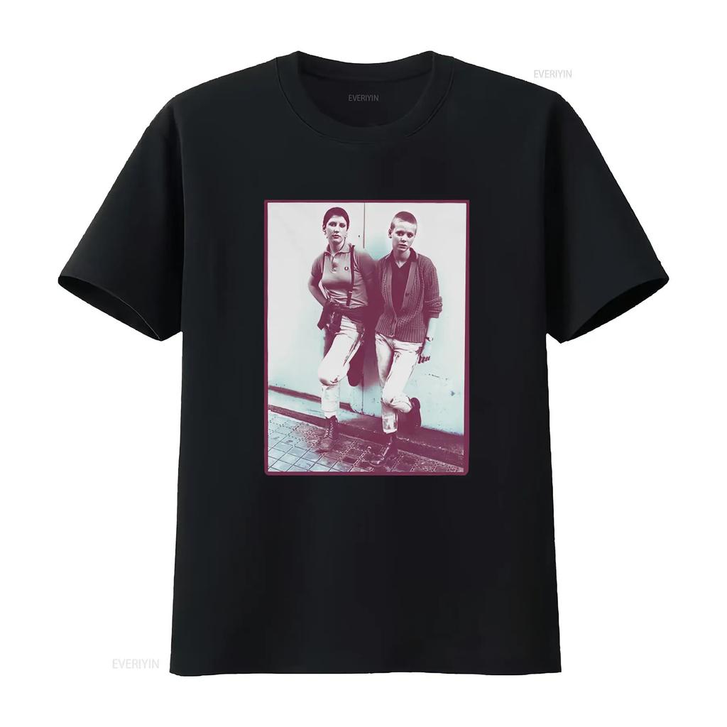 1992 MORRISSEY 'SKINHEAD GIRLS' Cotton T Shirt Retro TE5663 vintage Washed streetwear graphic S