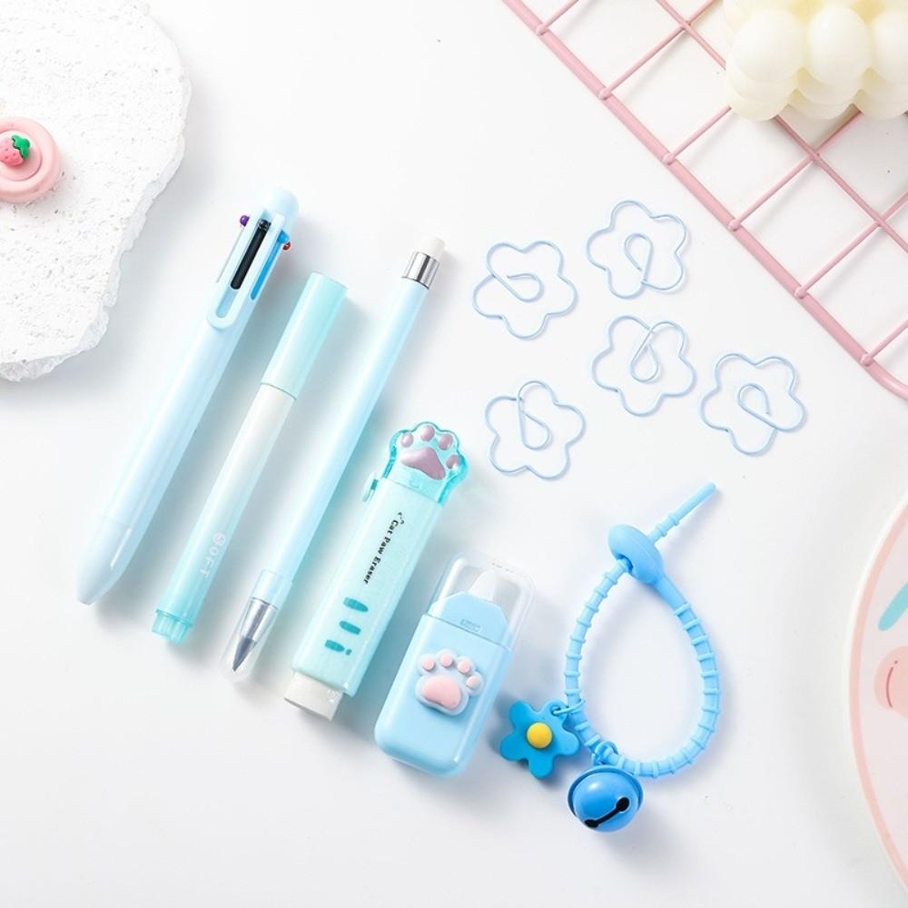 11pcs/set 11-in-1 Stationery Set School Supplies Kit Ballpoint Pen Kawaii Correction Tape Students
