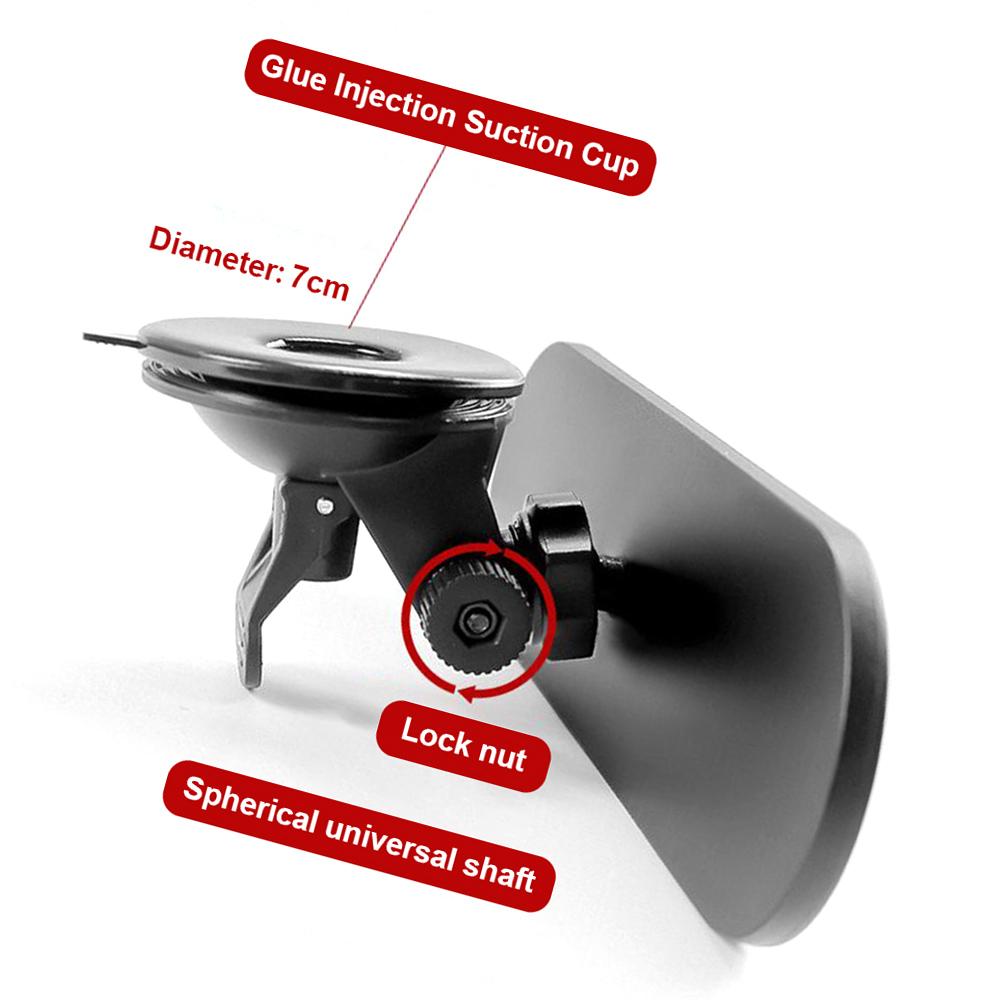 Rear View Mirror, Universal Car Truck Mirror 360degrees Adjustable Interior RearView Mirror with Suction