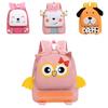 Print Sweet Animal Kindergarten Backpack For Boys And Girls Durable Nylon With Air Cushion Straps
