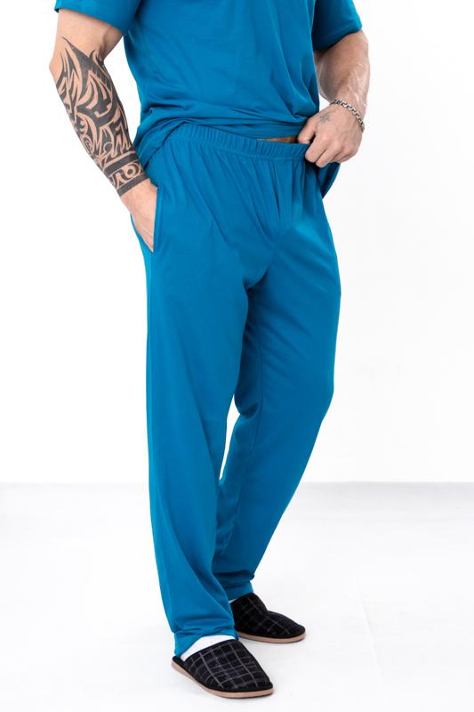 Men’s Cotton Pajama Set – Short Sleeve Top & Long Pants, Summer 8094-001-33 HC