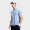 FILA T Shirts Men's Bell Blue Crew Neck Moderate Straight Fit A11M433113FLB