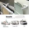 Car Door Catch Hooks Rv Camper Baggage Door Latch Door Clip Compartment Catch Holders for Rv Trailer Camper Interior Cabinet