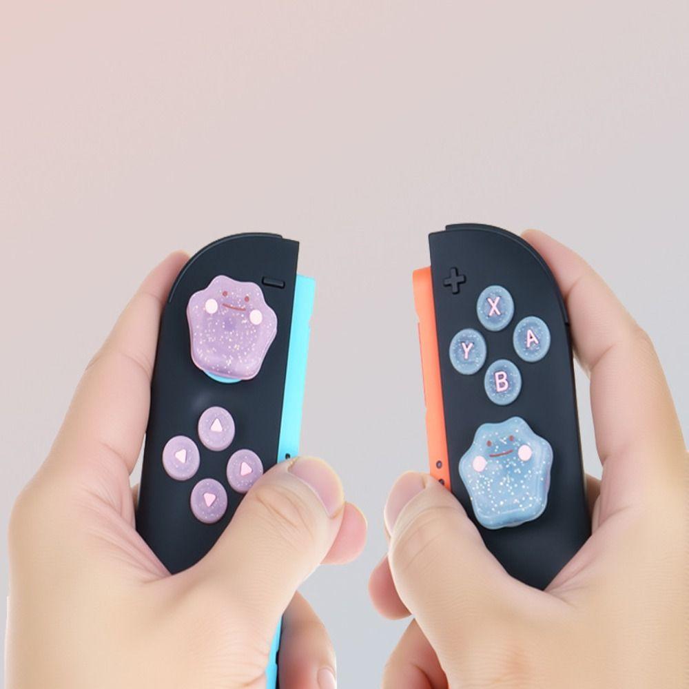Набор защитных силиконовых накладок на стики и кнопки для Nintendo Switch NS1 NS2 Игровые аксессуары