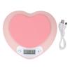 1g Accuracy Digital Kitchen Scale 5kg Household Small Heart Shape Rechargeable Food Scale for