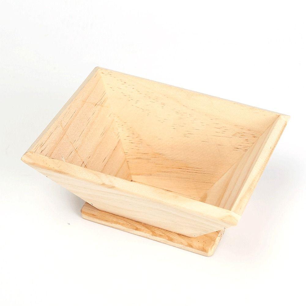Square Shaped Homemade DIY Wooden Rice Ball Mold Baking Tool Zongzi Maker Rice-Pudding Mould