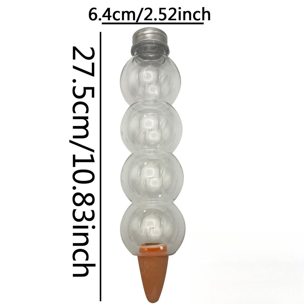 Automatic Watering Spikes Glass Bottle Shape Self Dripping Irrigation Device for Indoor Outdoor Plants