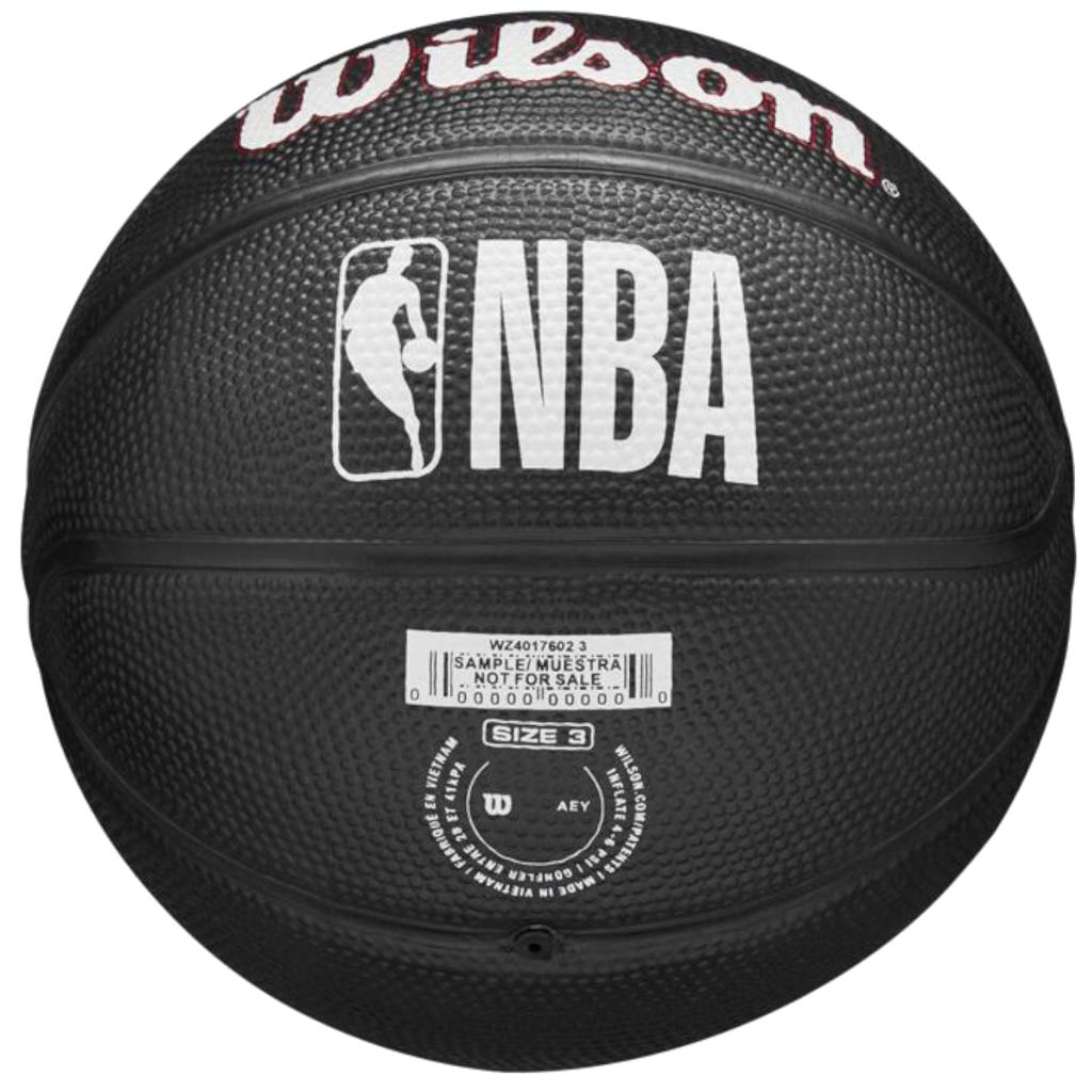 Wilson Командный Трибьют Чикаго Буллз Мини-мяч, Унисекс черный Баскетбол