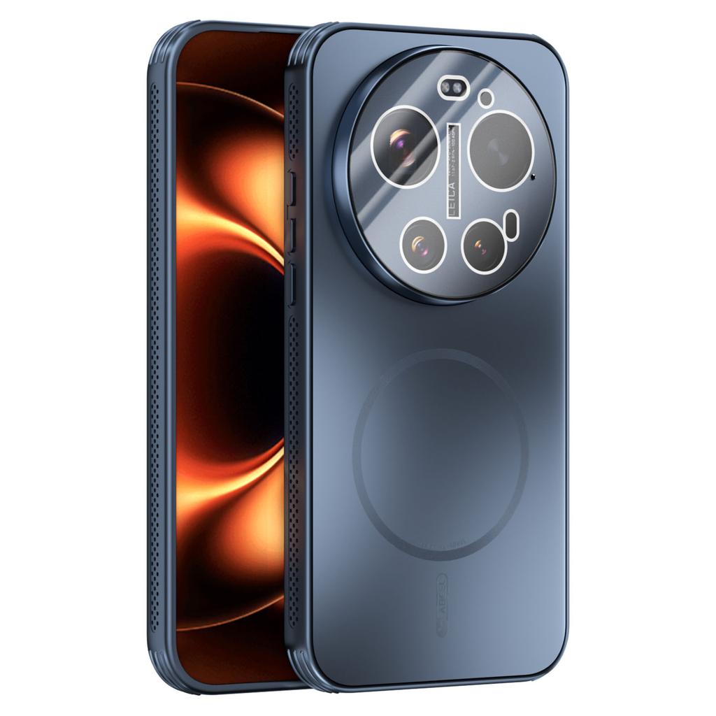 ABEEL Для Xiaomi 17 Ultra 5G Магнитный чехол ТПУ ПК Охлаждающий Матовый Задняя крышка телефона с пленкой для объектива