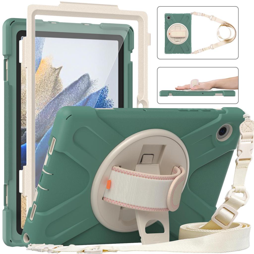 Противоударный защитный чехол для Samsung Galaxy Tab A8 10,5 дюйма (X200/X205) - Дизайн с цветовыми блоками