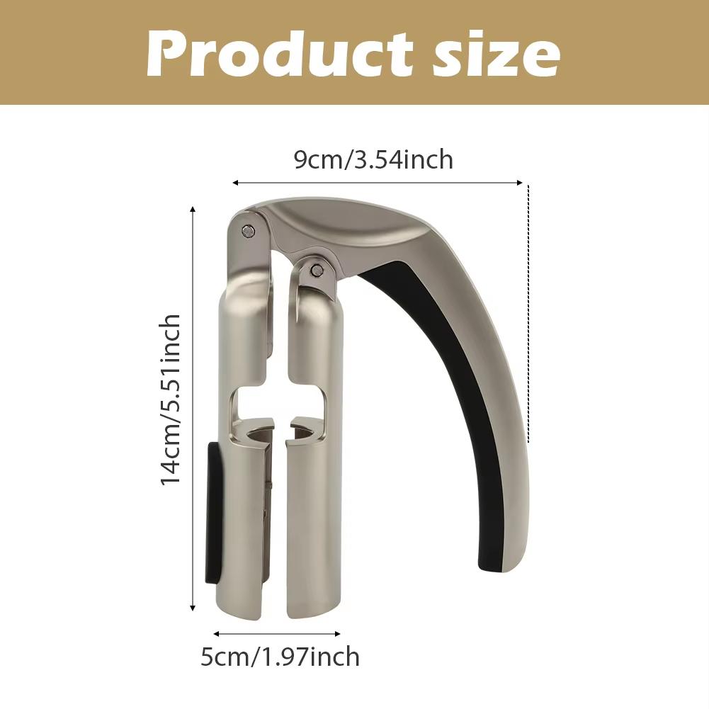 Professional Champagne Corkscrew New Wine Bottle Opener Sparkling Wine Cork Puller Home Bar Champagne Corkscrew Kitchen Gadgets