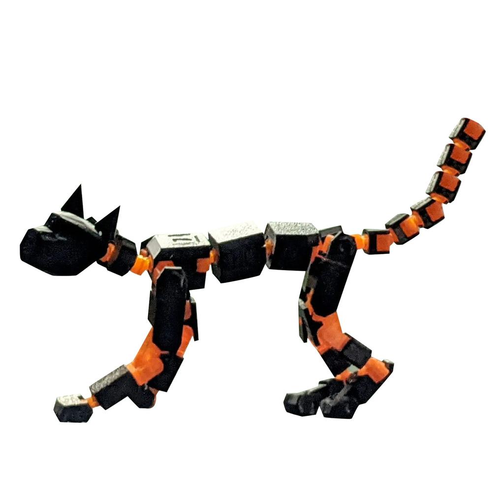 3D-печатная машина для домашних животных, крепление для куклы собаки, декомпрессионная игрушка, многошарнирная суперподвижная модель