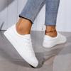 Little White Shoes for Women  New Spring Version Lace-up Casual Shos Ladies Comfort Non-slip Flats Woman Sneakers Zapatillas