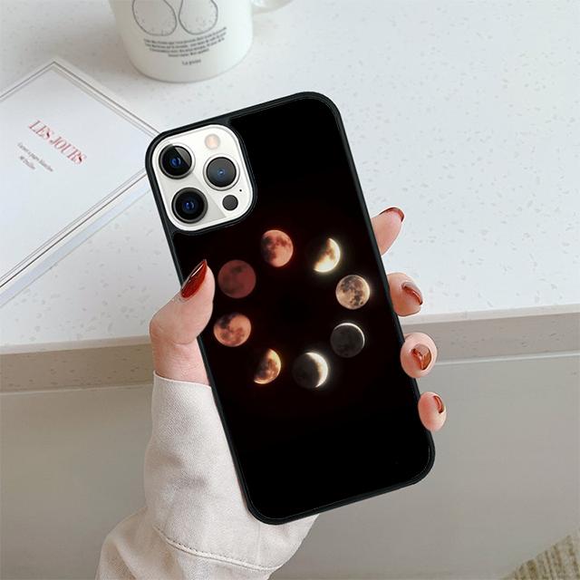 Чехол для телефона «Фазы Луны» для iPhone 17 Air 14 15 16 13 12 Чехол для Apple iPhone 17 Air 14 15 16 Pro Max 6S Plus Coque