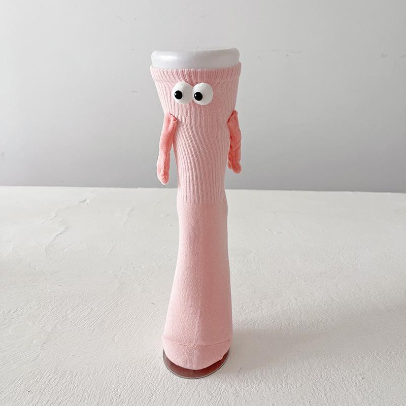 Магнитные носки с изображением рук, новинка, забавные женские и мужские носки для пар, подарки на День святого Валентина для пар, годовщин, лучших друзей, подростков