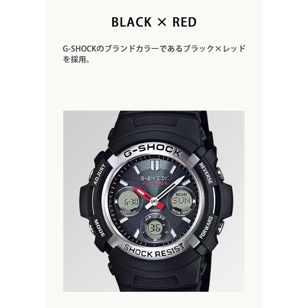 Нет Casio [Casio] Часы G Shock [внутренние Оригинальные] Радиоволновые Солнечные awG M100 1ajf Черный Черный
