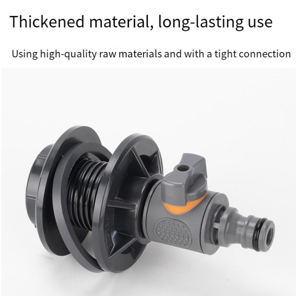 Water Tank Valve Quick Connect Fitting with Switch 34 for Robust Daily Use