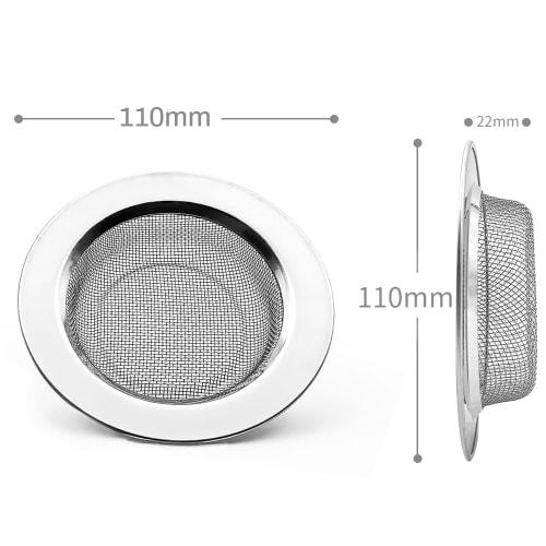 Stainless Steel Drain Strainer, Kitchen Sink Strainer, 8cm-11cm Drain Filter, for Kitchenc