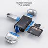 USB 2.0 Card Reader Android Type-c Mobile Phone Computer OTG 2.0 SD/TF 6-in-1 Multifunction Card Reader