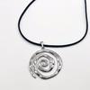 Titanium Steel Spiral Pendant Necklace For Women With Geometric Design And Boho Style Fall Jewelry