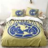 Club America 3pc set Perfect for bedroom use Comfortable bedding set includes a duvet cover and two pillowcases Ideal birthday or Christmas gift