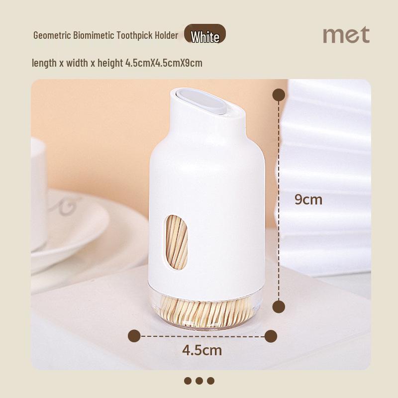 Элегантная подставка для зубочисток и ватных палочек: Высококлассное, креативное хранение для зубочисток, зубной нити и ватных палочек